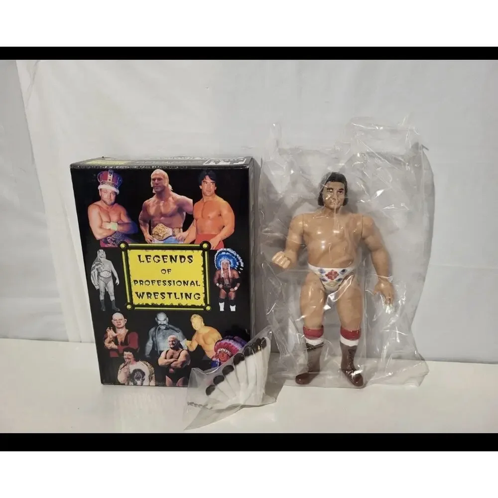 2001 Chief Jay Strongbow Pattern Legends of Professional Wrestling Action Figure